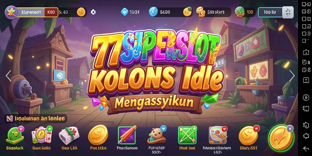 Tampilan gameplay <strong>77SUPERSLOT</strong> yang menghibur dan menenangkan.