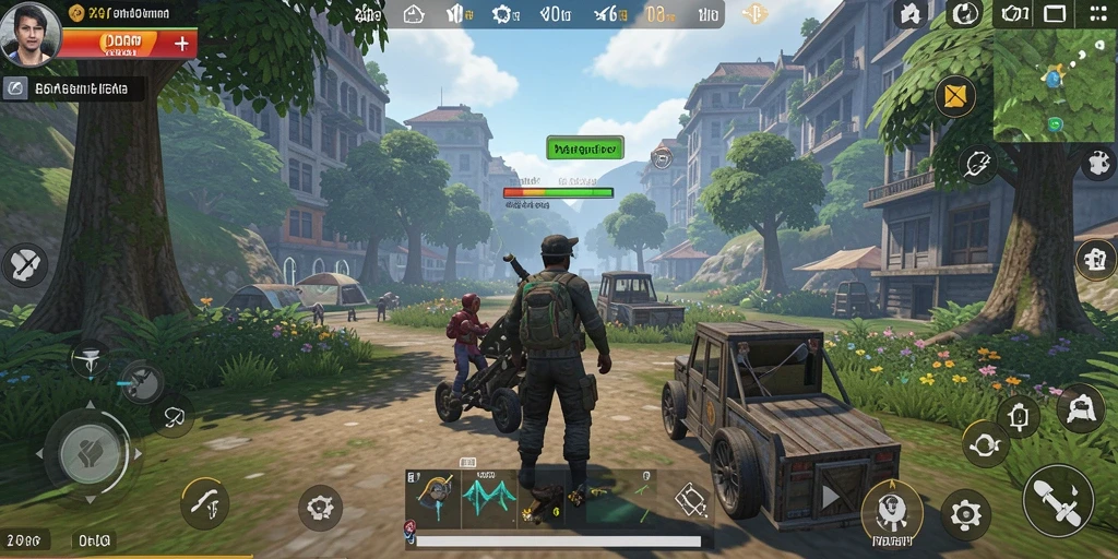 Tampilan gameplay menarik dalam dunia virtual IDRRP.