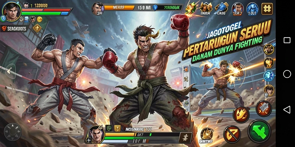 Tampilan gameplay seru dan dinamis dari JAGOTOGEL.