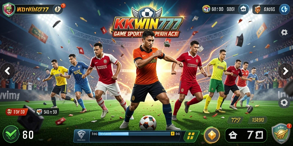 Tampilan gameplay menarik dalam aplikasi Sportsbook KKWIN777.