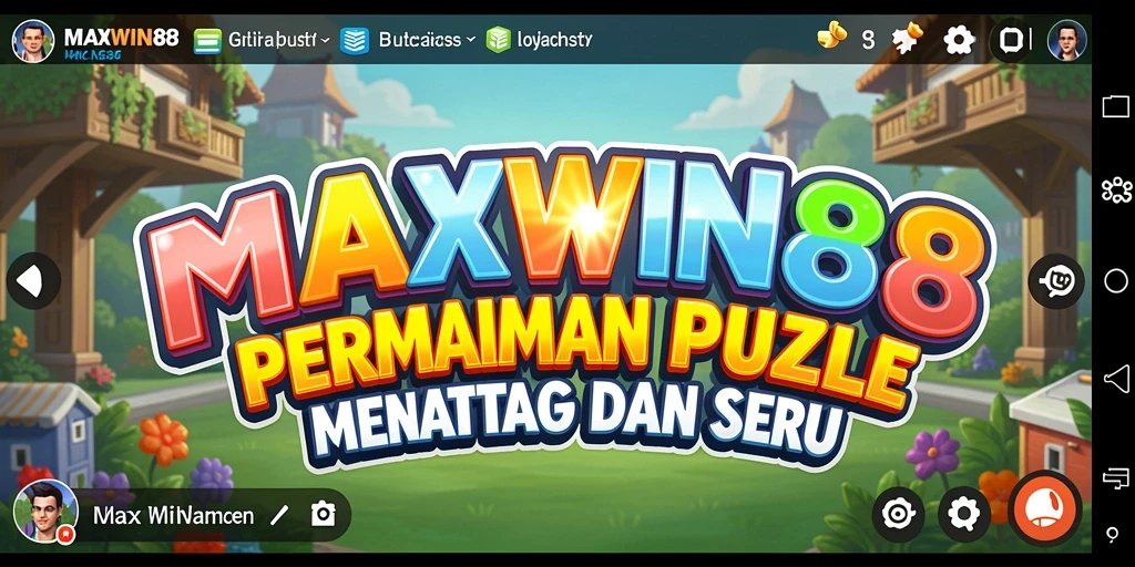 Tampilan gameplay seru dalam MAXWIN88 yang penuh dengan tantangan puzzle.