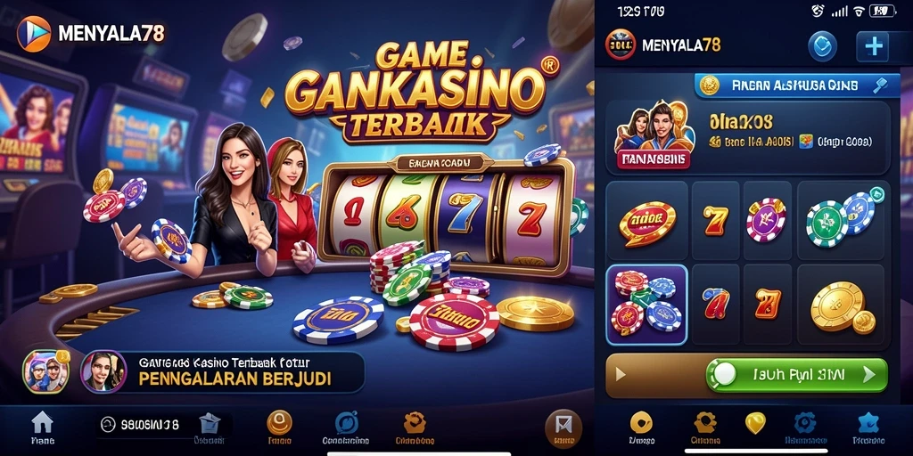 Tampilan gameplay Kasino yang menarik dari MENYALA78.