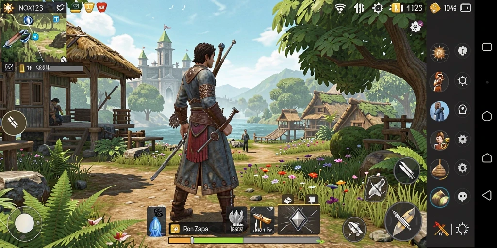 Screenshot tampilan gameplay NOX123 yang menarik dan penuh aksi.