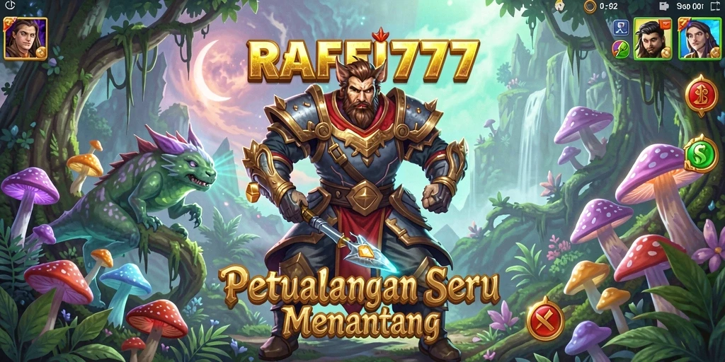 Gameplay petualangan seru dalam RAFFI777 yang memukau.
