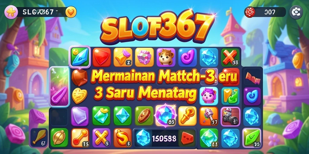Screenshot gameplay SLOT367 menampilkan aksi mencocokkan simbol yang seru.